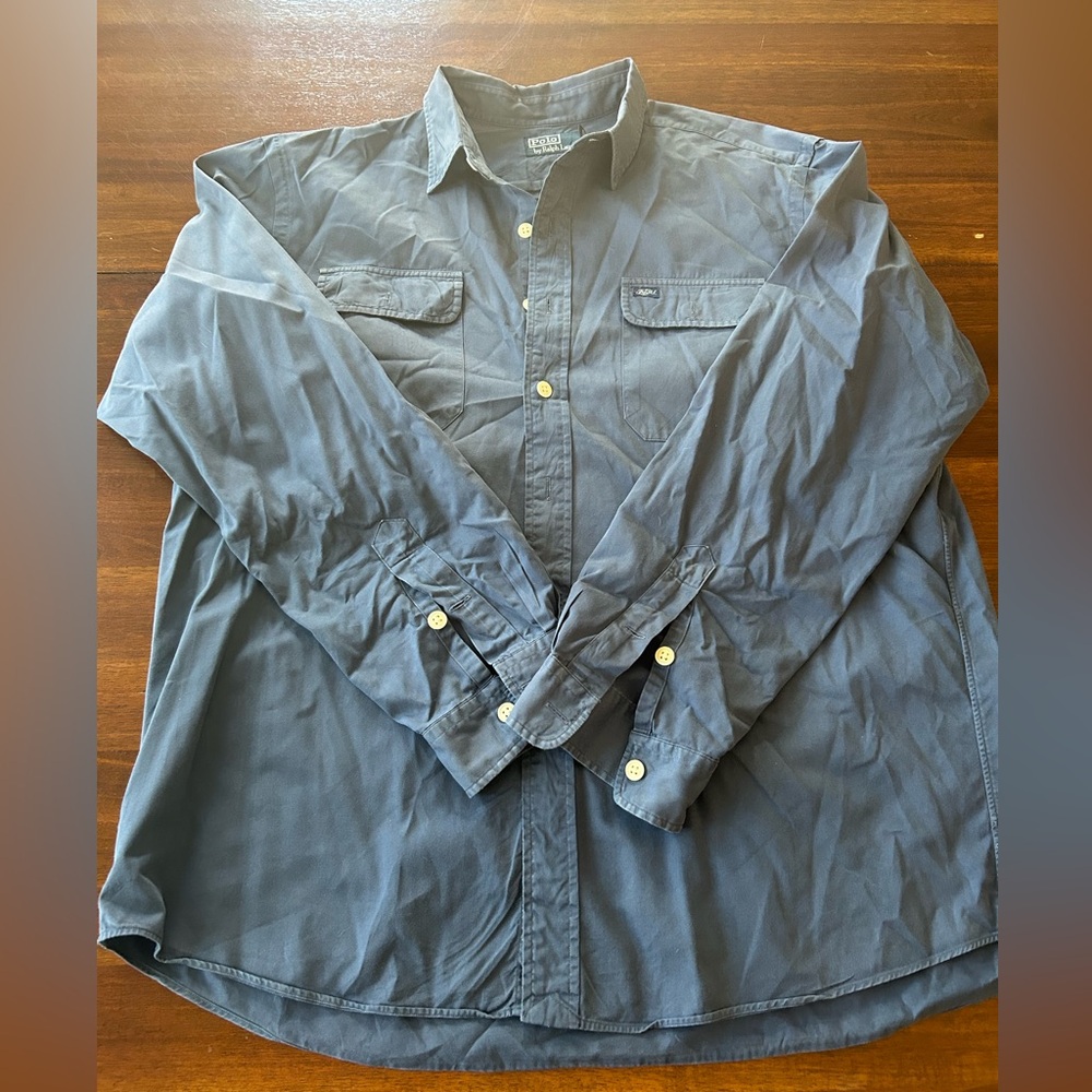 Men’s Polo, XL, Blue